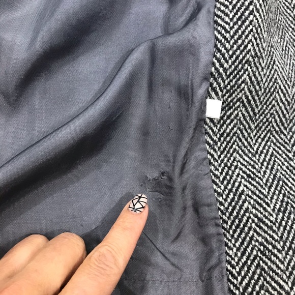 Vintage Central Park CPI Womens Tweed Coat Sz M/L - Picture 7 of 8